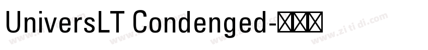 UniversLT Condenged字体转换